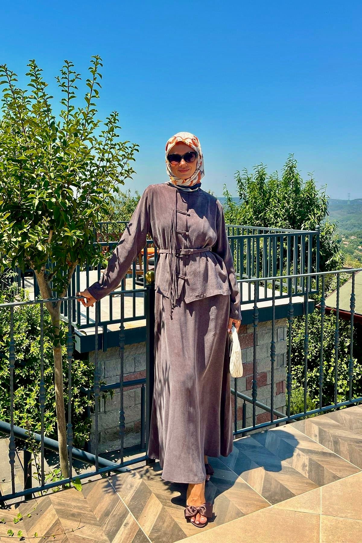 Sofia Tunic & Dress Set – Brown
