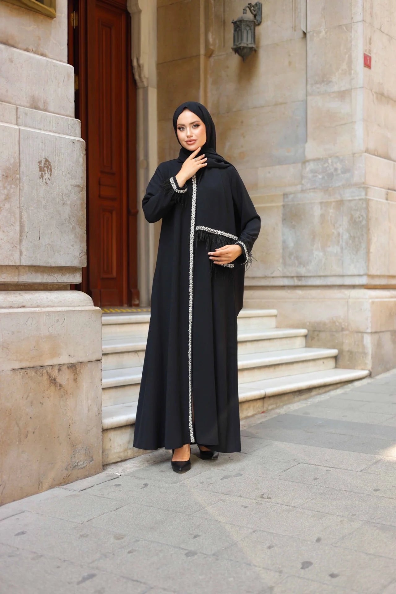 Mira Abaya 2-Piece Set