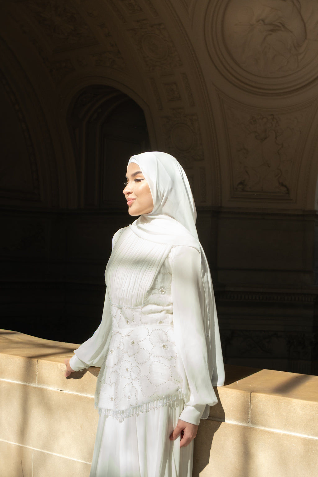 Zahra White Dress