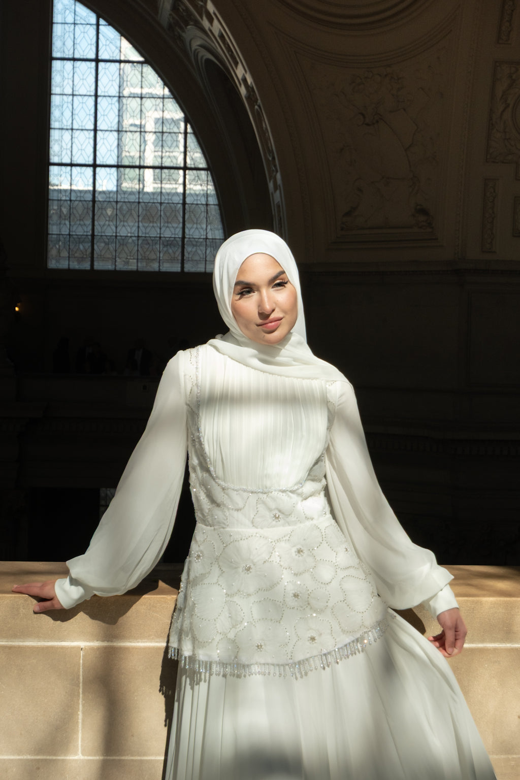 Zahra White Dress