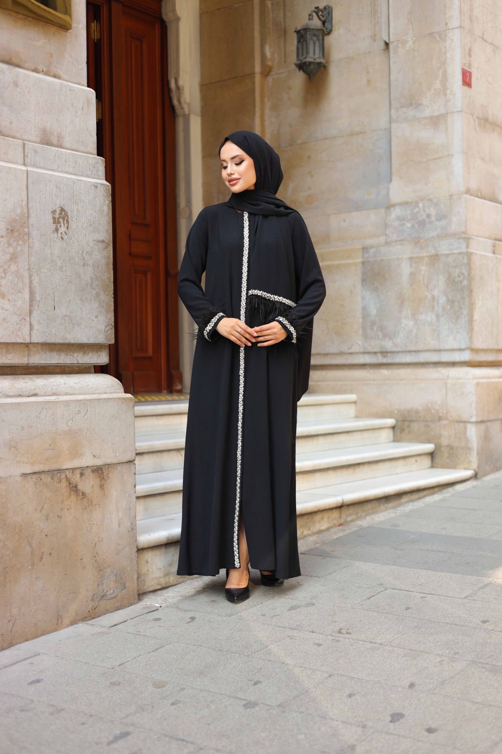 Mira Abaya 2-Piece Set