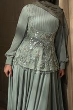 Sofiaa Mint Green Dress