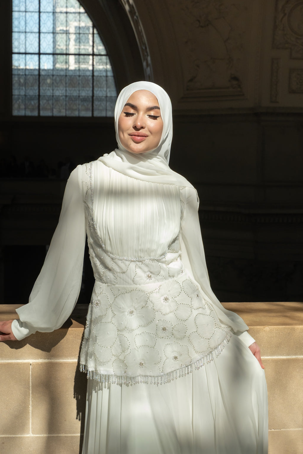Zahra White Dress