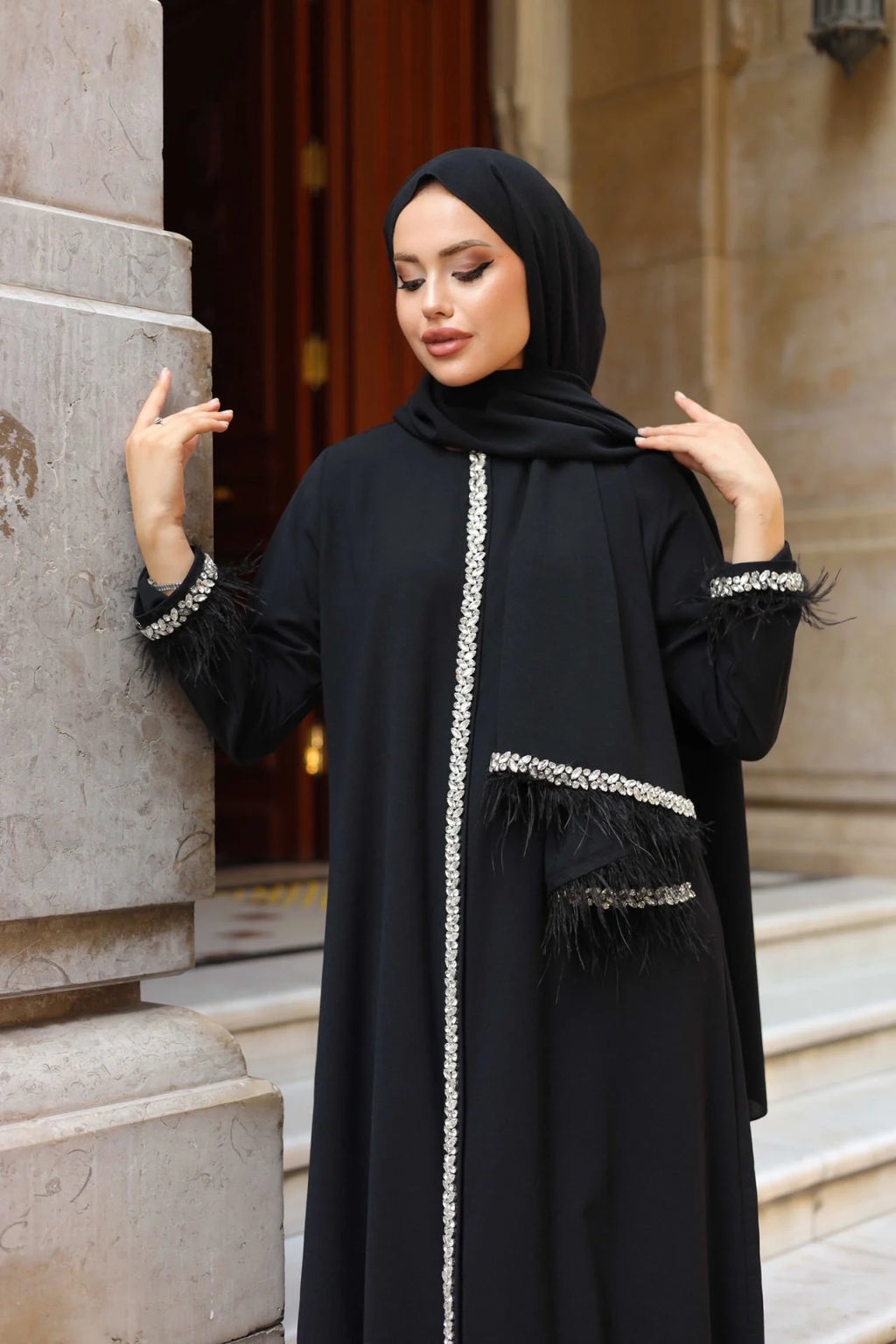 Mira Abaya 2-Piece Set