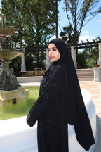 Dubai Silk Abaya 3-Piece Set