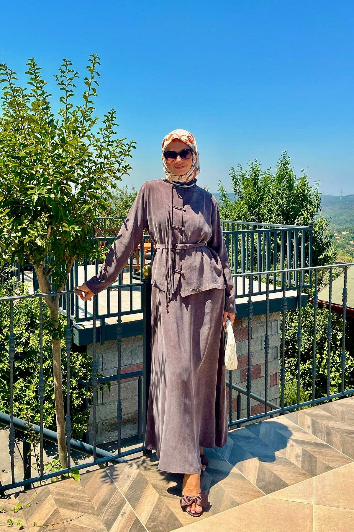 Sofia Tunic & Dress Set – Brown