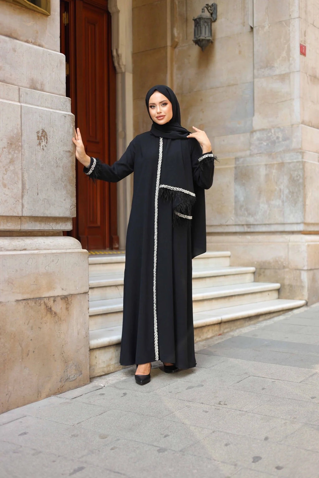 Mira Abaya 2-Piece Set