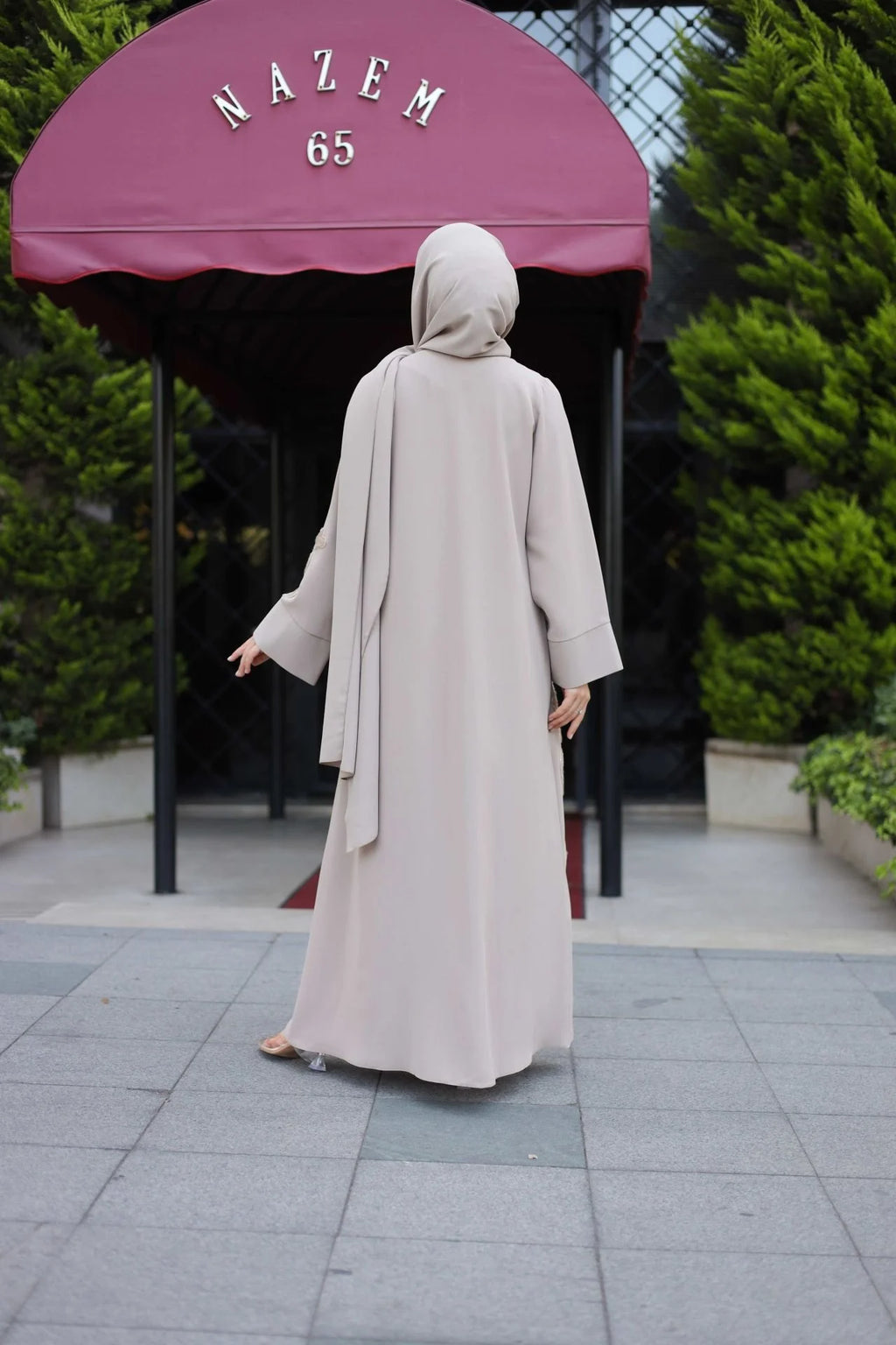 Heart Abaya 3-Piece Set