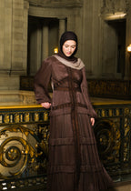 Husan dress- Brown
