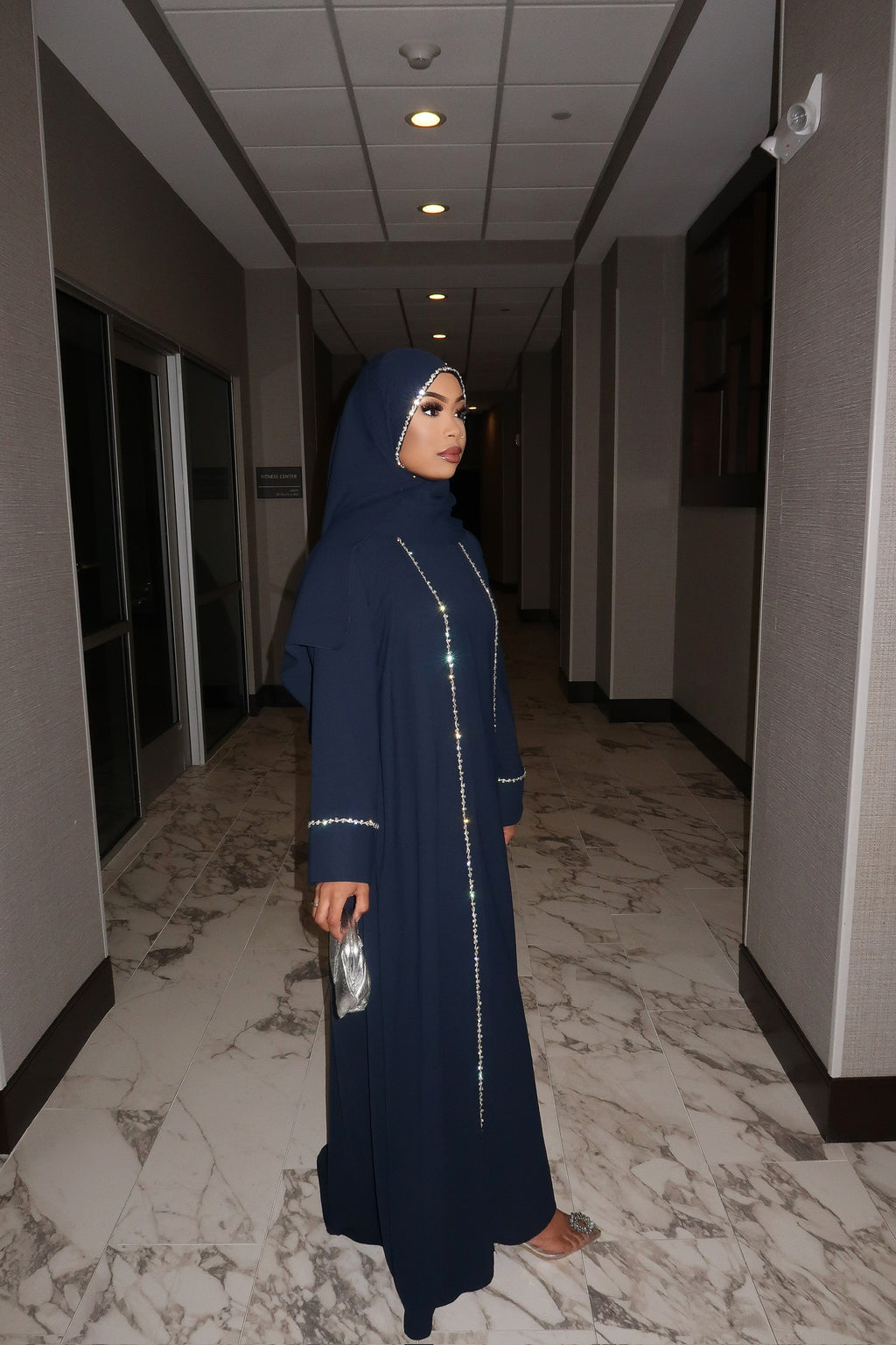 Amira Abaya 3-Piece Set