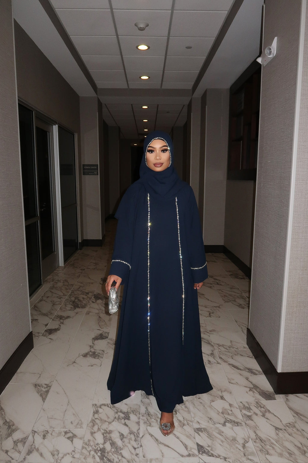 Amira Abaya 3-Piece Set