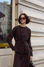 Sofia Tunic & Dress Set – Brown