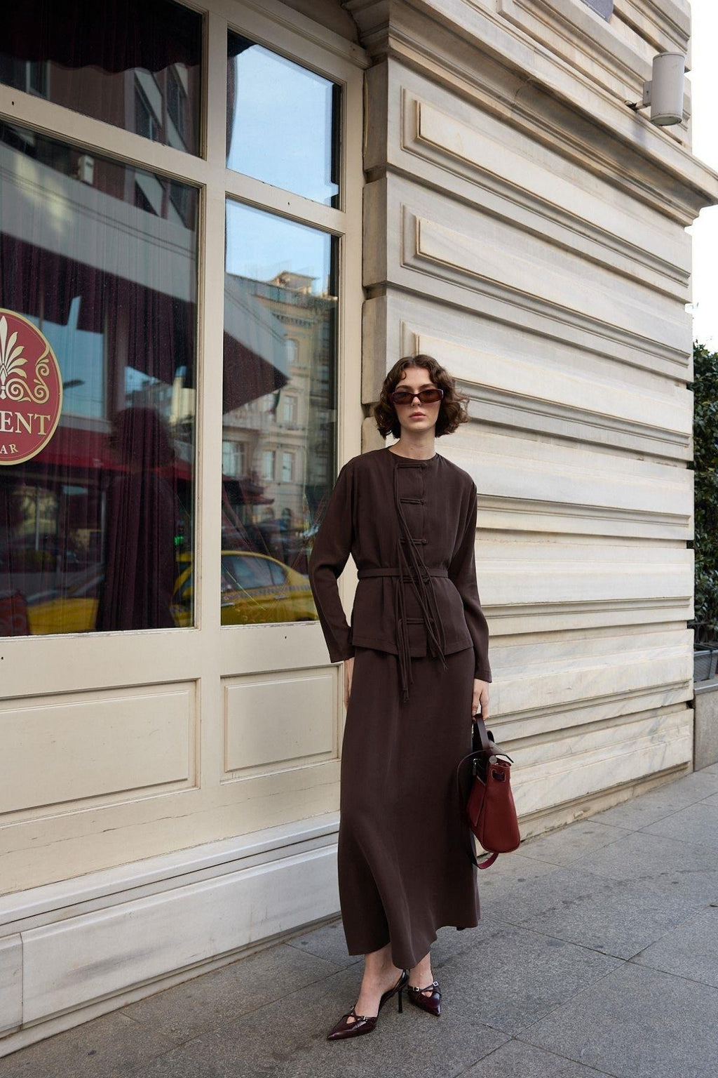 Sofia Tunic & Dress Set – Brown