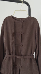 Sofia Tunic & Dress Set – Brown